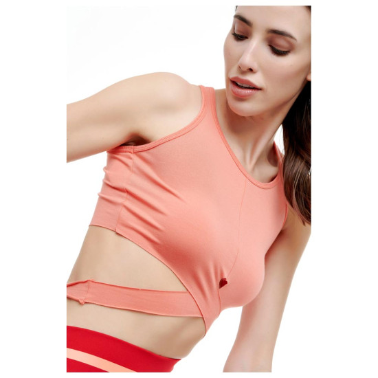 Bodytalk Γυναικεία αμάνικη μπλούζα crop